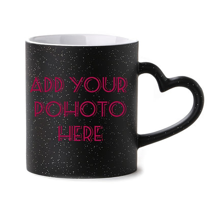 1pc Custom Photo Coffee Mug, 11oz Personalized Mug Picture, Text, Name - Gifts For Boyfriend, Girlfriend, Best Friend, Christmas Gifts, Taza Personalizadas