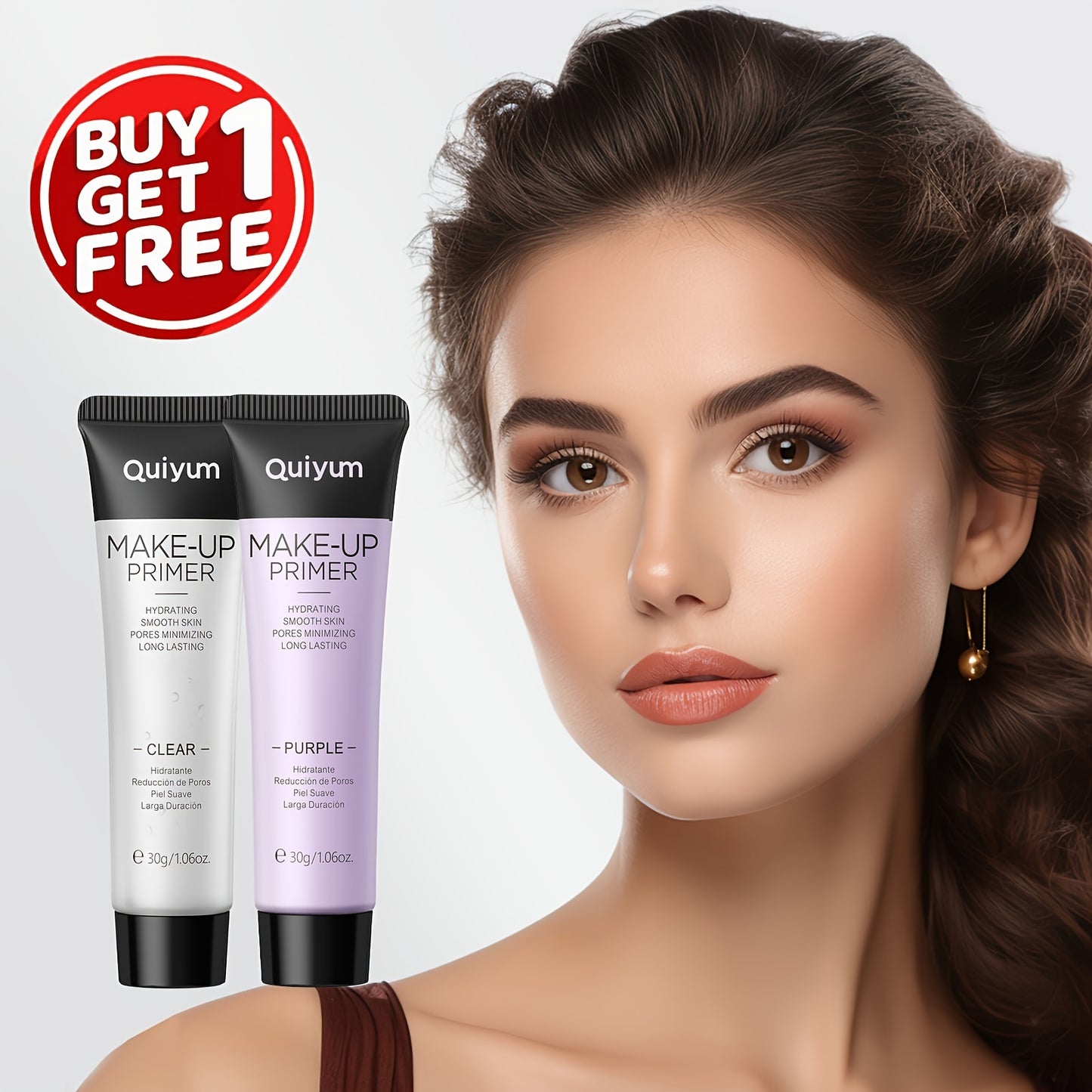 Achieve Flawless Skin With Pre-Makeup Primer Set Holding Makeup Invisible Pore Oil Control Squalane Vitamin E Face Balm For Full Coverage Perfect Base Makeup Long Lasting Contain Plant Squalane