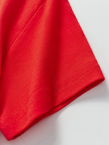 T-shirt de manga curta para criança em algodão com estampa de escavadora de desenho animado, respirável e moderna para o verão.