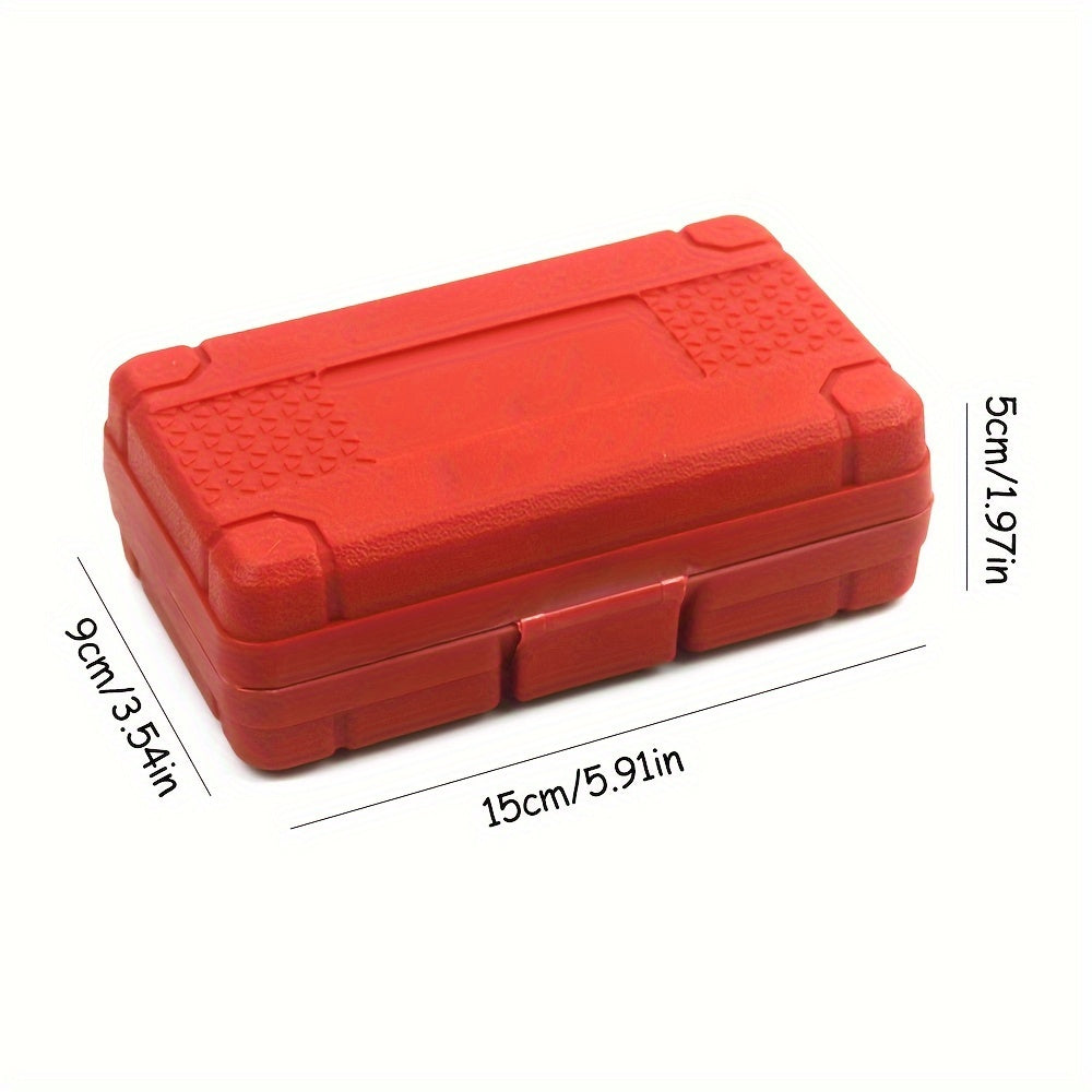 Allsome 6pcs Socket Wrench Set with Ratchet & Breaker - Durable Chrome Vanadium Steel, Includes Toolbox - Perfect for Auto Repair & Construction