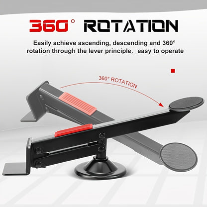 Heavy-Duty Metal Door Lifter for Home & Office - Manual Push-Open Tool with Adjustable Suction Cups, No Battery Needed, Multi-Functional Ergonomic Design for Metal Doors, Door Opener, Modern Tool Design, Sturdy Construction