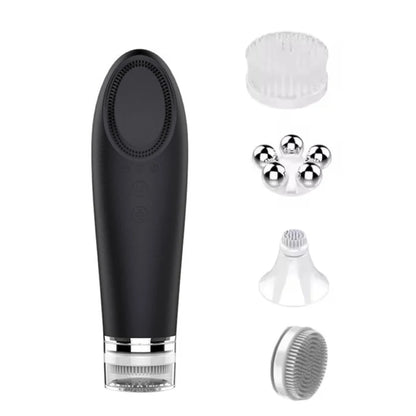 Hot Products 2024 Custom Women Beauty Tools Ultrasonic Skin Care Face Sonic Electric Silicone Facial Cleansing Brush