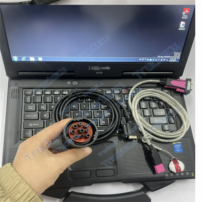 Toughbook CF53 laptop+For LIEBHERR DIAGNOSTIC kit for Liebherr software SCULI with key dongle excavator Crane diagnostic tool