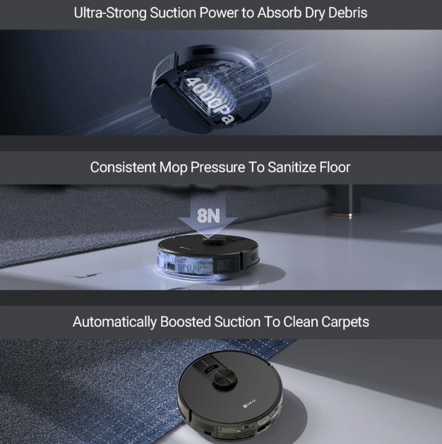 Robot Aspirador Ezviz CS-RE4P-PBT2