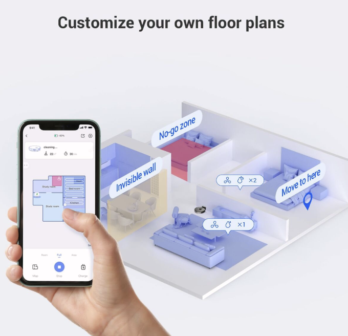 Robot Aspirador Ezviz CS-RE4P-PBT2
