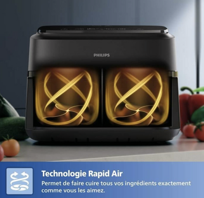 Fritadeira de Ar Philips Preto