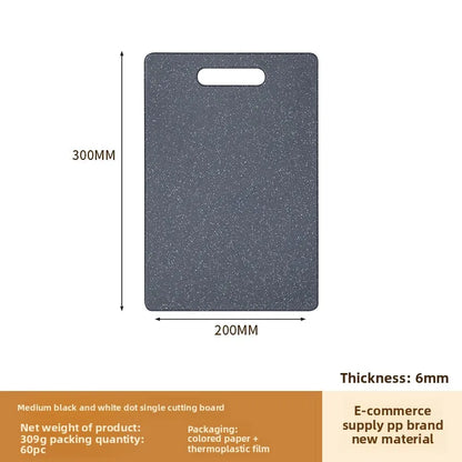 Three Double-Sided Non-Slip PP Cutting Board Set Plastic Kitchen Board for Cheese Vegetables Meat Fruits-Wholesale