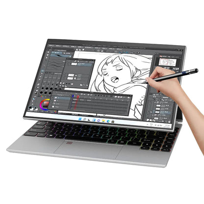 Factory Direct 14-Inch IPS Touch Screen 2-in-1 PC Tablet Light Portable Intel SSD Home Laptop New Cross-Border Wholesale English