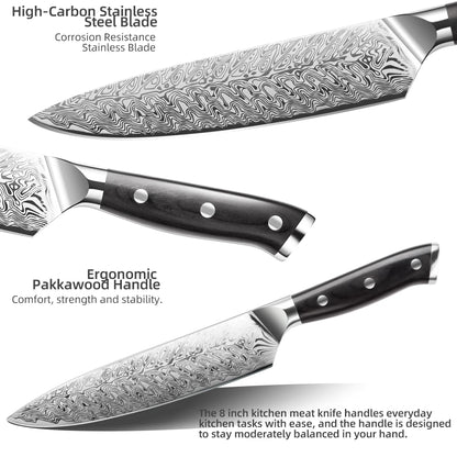 Custom Japanese Chef's Knife Stainless Steel Sashimi Slicing Slicer Multi-Purpose Kitchen Knives