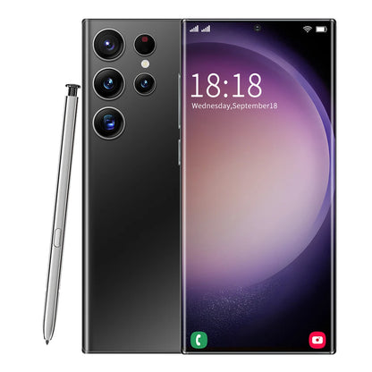 2023 Style Grids China Wholesale Personalizeds23 ultra 6.8inch Dual Sim Card Smartphone 5g Oem Mobile Phone Mobile Phone Galaxie