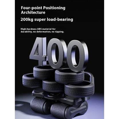 Automatic Rebound Abdominal Muscle Training Equipment Four-Wheel for Ab Roller Wheels for Home Gym Use for Men Women Thin Belly