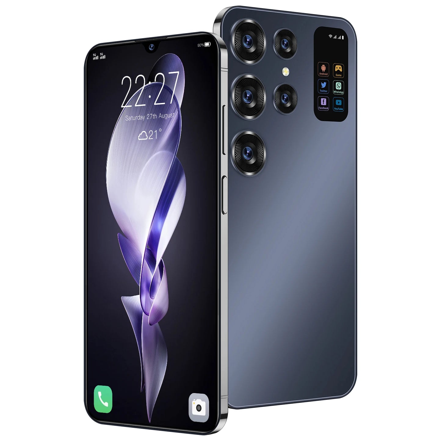 Original S26 Ultra Smartphones 16GB+1TB 5G Dual SIM Mobile Phone HD Screen French Operating Language Gaming Global LTE CDMA Used