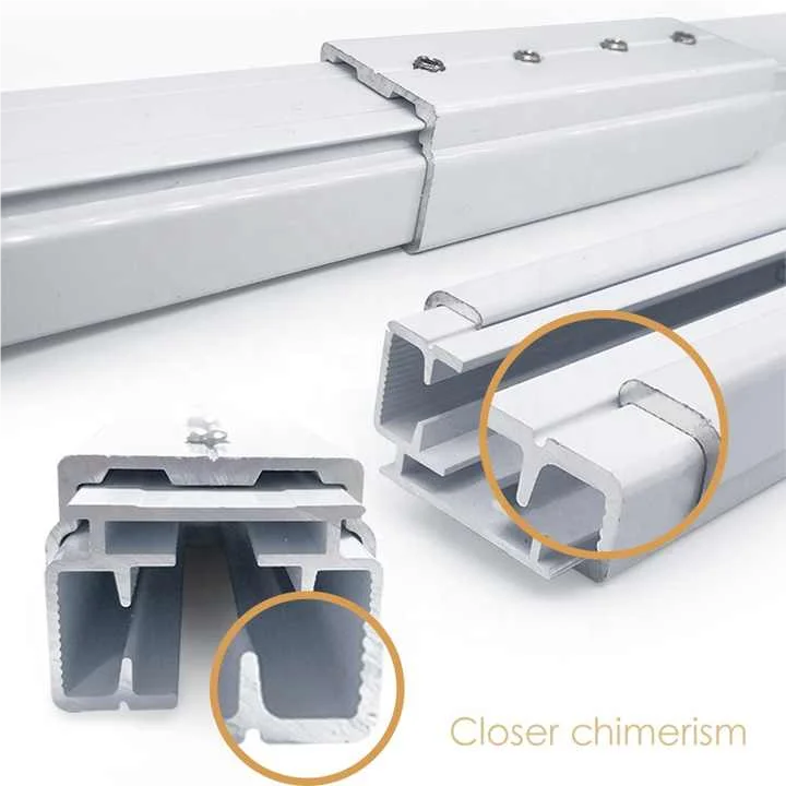 GE82TY Modern Home Electric Motorized Curtain Kit Digital Silent Aluminum Alloy Motorized Curtain Track Set for Indoor Use Wifi