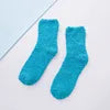 Heart Flanged Flat Women's Socks Rolled Edge Crew Cute Lovely Women's Sleeping Socks Fluffy Bed Sock for Women