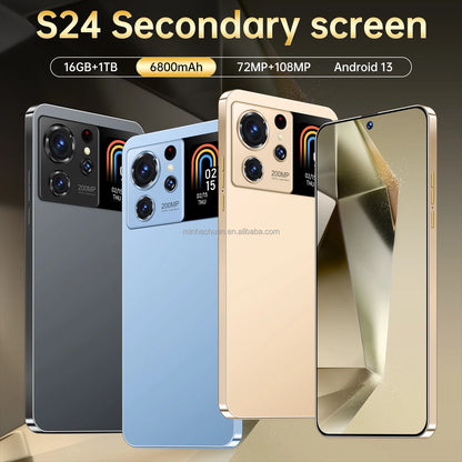 2024 New Tecno Camon 20 Pro 5G S24 Smartphone 6.7 Inch HD Android 13.0 Screen 108MP Rear 16GB+1TB Memory 3/4G Connectivity