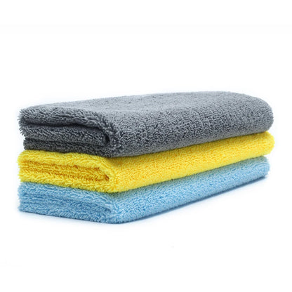 KLCB High-Low Coral Fleece Edgeless Car Wash Towel  Absorbent and Lint-Free Car Interior Cleaning