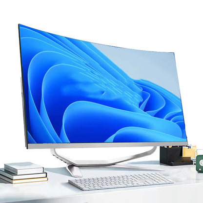 24 Inch All-In-One SSD Desktop Computer LCD Display for Office Work Business Gaming