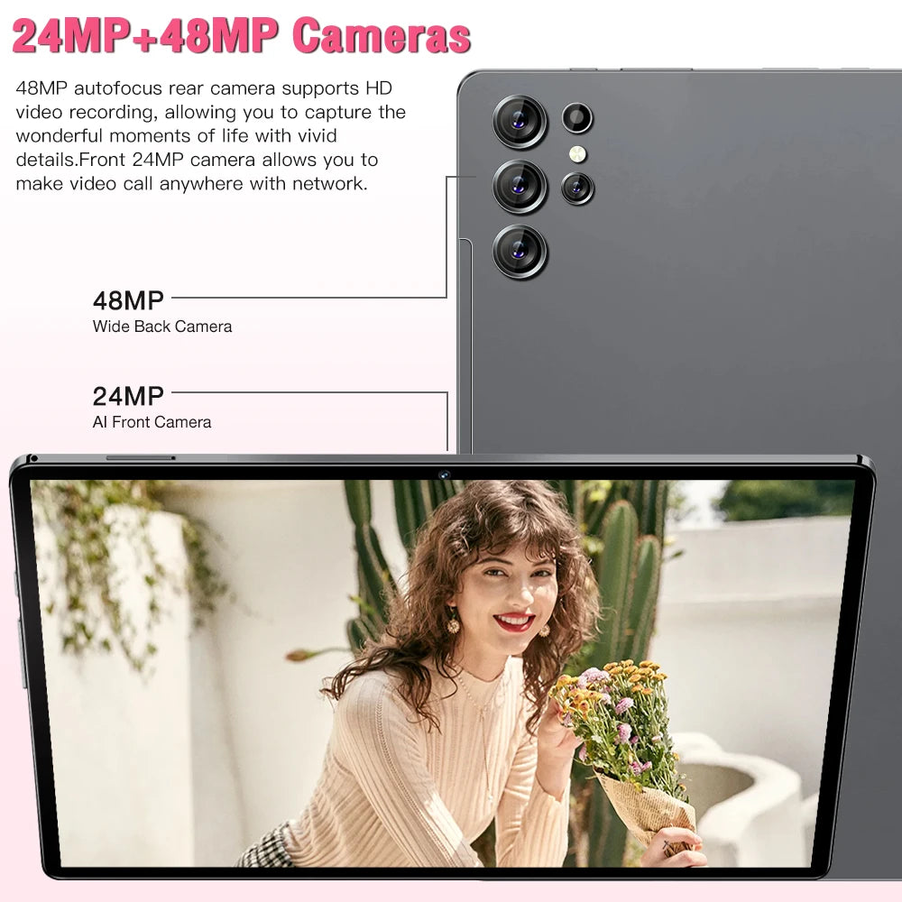 New Generation Tablet 12Inch Tab Ultra Android MTK 10 Core 5G & WIFI