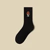 Quentin Custom Crew Embroidery Knitted Socks High Quality Low Moq Custom Good Quality Socks Own logo Embroidered Unisex Grip