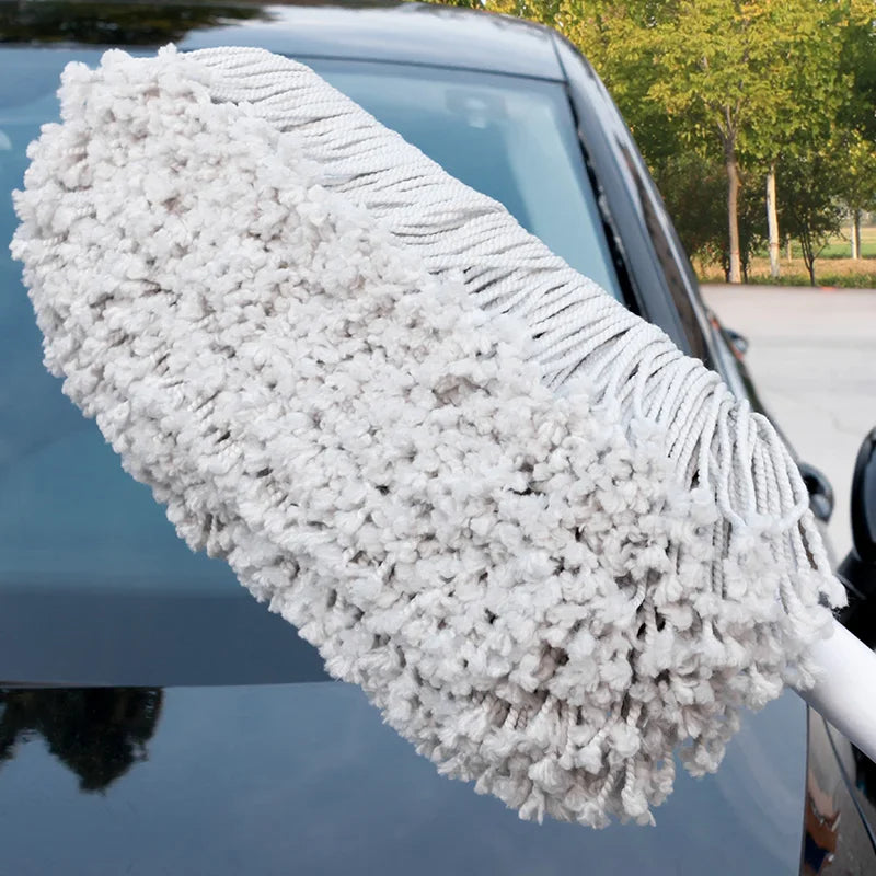 Premium Microfiber Extendable Car Duster Scratch-Free Cleaning Brush for Auto Detailing & Maintenance