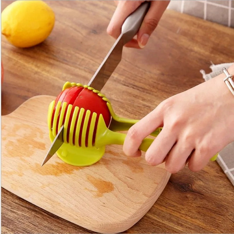 High Quality Wholesale Kitchen Tools Steel Vegetable Slicer Knife Lemon Tomato Potato Fruit Cutting Commercial Use Food Industry