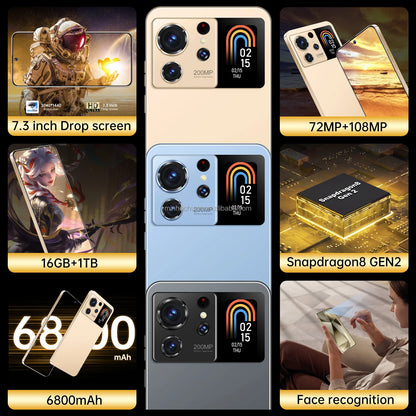 2024 New Tecno Camon 20 Pro 5G S24 Smartphone 6.7 Inch HD Android 13.0 Screen 108MP Rear 16GB+1TB Memory 3/4G Connectivity