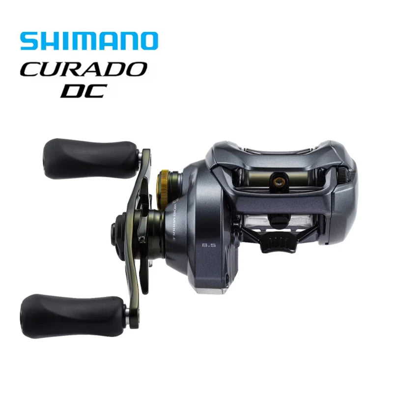 Shimano 22 18 Curado DC Baitcasting Fishing Reels 6+1BB Gear Ratio 7.4:1/8.5:1 S3D Spool I-DC4 Saltwater Wheel River Fishing