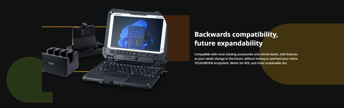FZ-G2 10.1" Fully Rugged Window 11 Pro Tablet TOUGHBOOK G2 Quick Release SSD Intel Core I5-10310U Laptops