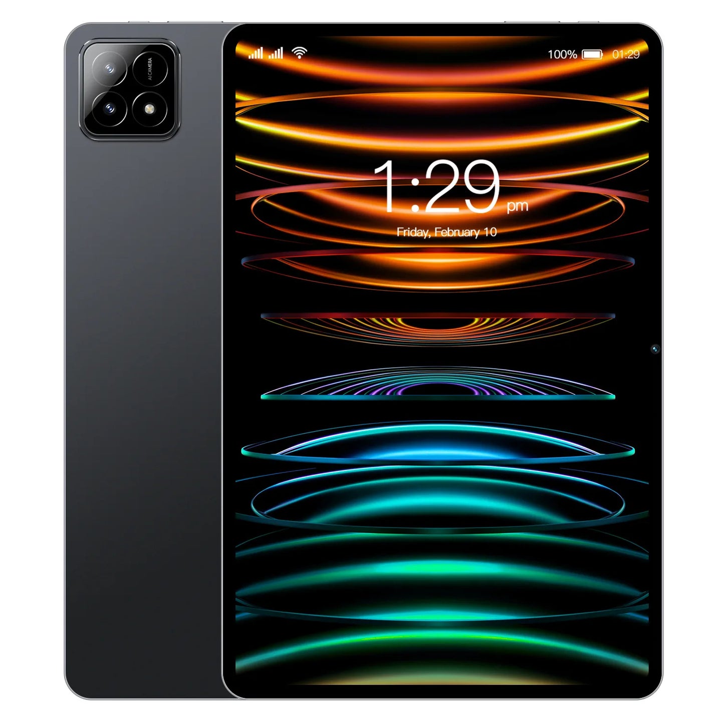 Tablet de 10,1 polegadas com Android 14, alta configuração, grande memória (22 GB + 2 TB), compatível com cartão SIM e GPS. Ideal para trabalho, jogos e brincadeiras. Possui conectividade 5G. Perfeito para PC.