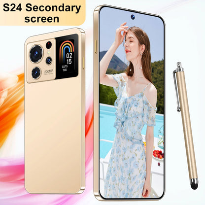 2024Original  Hot Selling New Flash Sale GSM Android13 Mobile Phone Quick Charge Smartphone 16GB+1TB 7.3inch 4G 5G