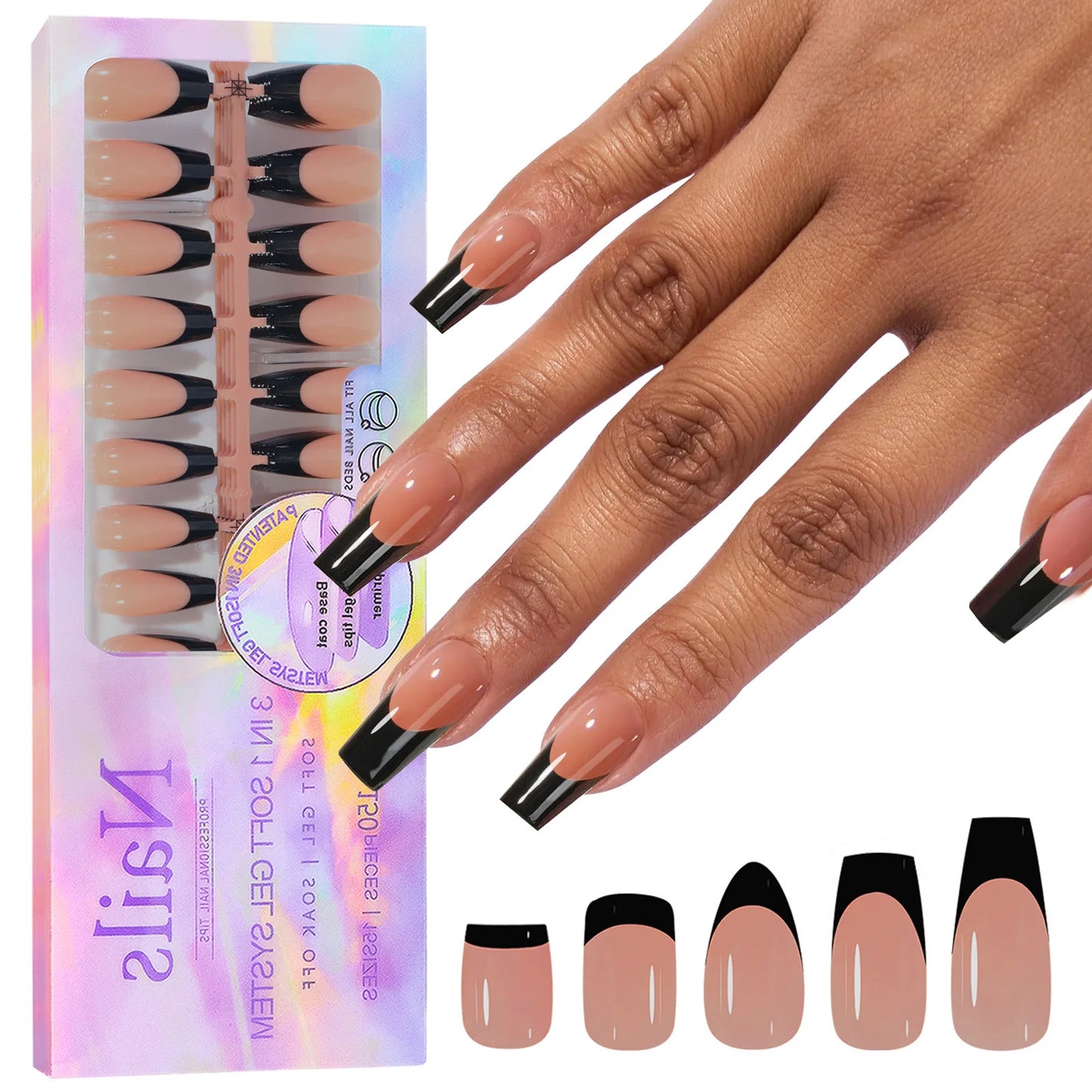 Nail Art Artificial 150 Pcs New Hot Selling Nail Art Products French Press on Nail Tips