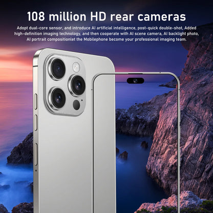 16 Pro Max 5G Smartphones Phone 16 Pro Max 16GB+1TB Smartphone 5G Smartphone 7.3inch Screen