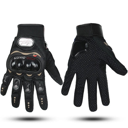 Full-Finger Racing Gloves for Outdoor Exercise Gym Cycling Other Sports Touch Screen Compatible Non-Slip Breathable Motorcycle