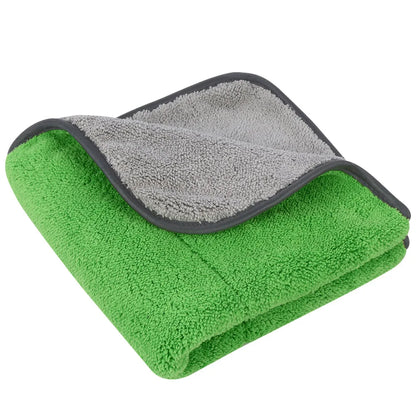 Wholesale 700gsm 16 X 16 / 24 Inches Dual Layer Microfiber Cleaning Detailing Drying Cloth Microfibre Towel for Car Wash