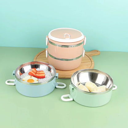 Portable Thermal Lunchbox Picnic Office Students Kids Workers School Japanese Bento 4-Layers Stainless Steel Lunch Box Food