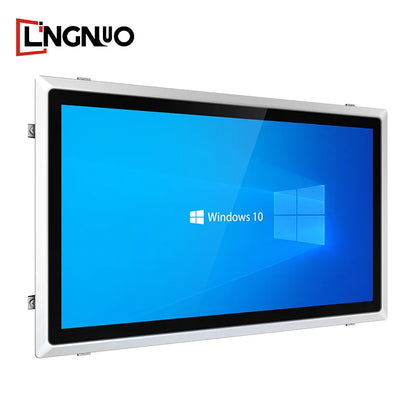 21.5 Inch Industrial All-in-One Touch Screen PC Intel Celeron 4205U Barebone System SSD Hard Drive DDR4 RAM EU Plug Industrial