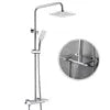 High Quality Full Brass Piano Key Shower Shower Set Bathroom With Airbrush Bathtub Shower Faucet
