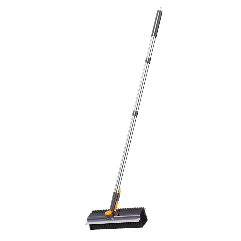 Adjustable Full Surface Broom for Pet Hair Removal Magic Carpet Brush Silicone Rubber Bristle Household Window Cleaning Product