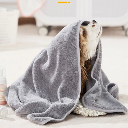 Wholesale Absorbent Lint-free Microfiber Quick Dry Dog Cleaning Paw Bath Towel for Dog Drying