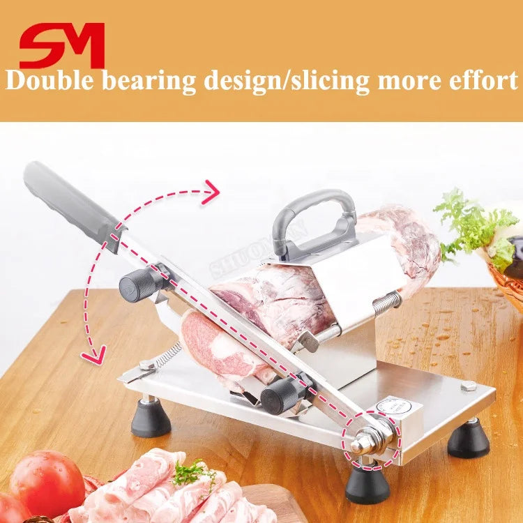 Low Labor Intensity Commercial Slicer Meat Cutter Machine