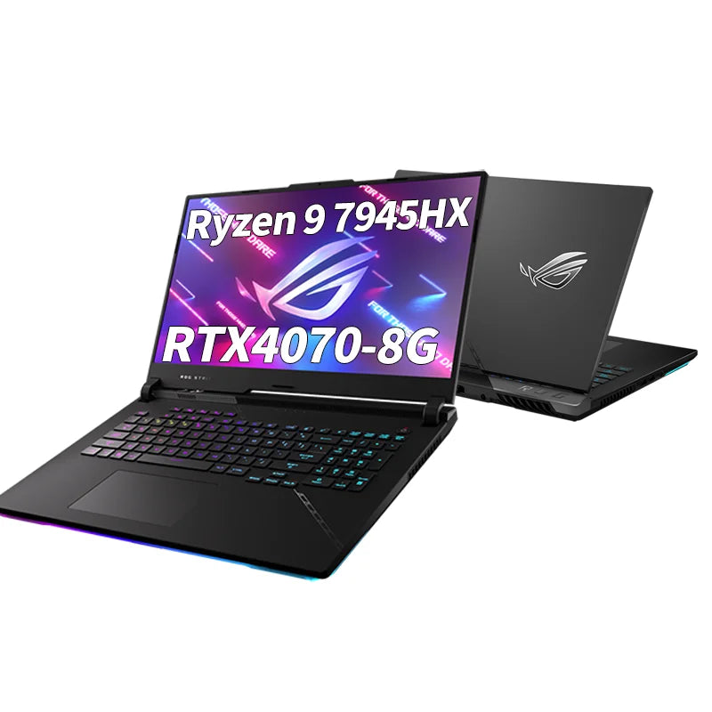 asus Rog Strix G17 Gaming Laptop Rtx 4070 17.3 Inch Computer Laptop AMD Ryzen9-7845HX Laptop Gaming Notebooks