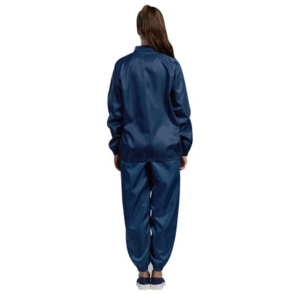 H-1106 Unisex Dustproof Lint Free Protection Bio Coverall Esd Antistatic Cleanroom Suit
