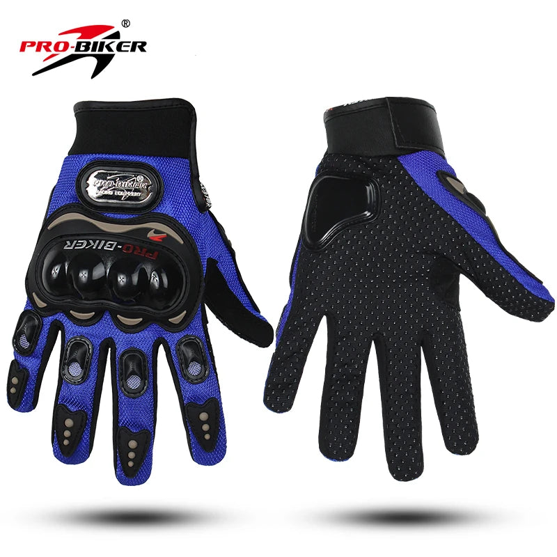 Full-Finger Racing Gloves for Outdoor Exercise Gym Cycling Other Sports Touch Screen Compatible Non-Slip Breathable Motorcycle