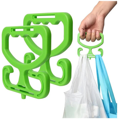 Multipurpose Grocery Shopping Bag Carrier Handle Holder With Double Buckle Comfortable Grip Labor Saving Tools