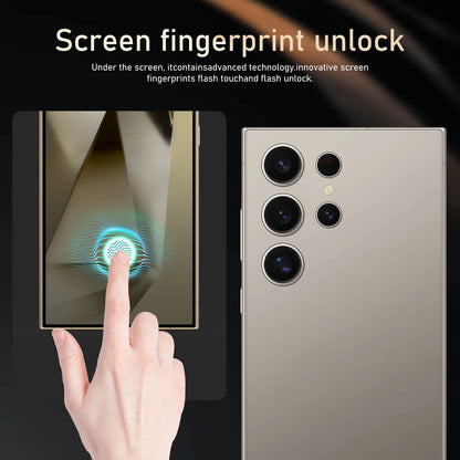 Smartphone Premium S24 ULTRA com 16GB de RAM e 1TB de armazenamento, ecrã HD, 5G LTE + CDMA, câmara traseira de 108MP, desbloqueio facial e Dual SIM.