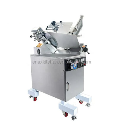 Commercial electric horizontal frozen thin meat slicer machine automatic
