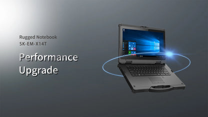 14-Inch Fully Ruggedized Toughbook Notebook Dustproof and Waterproof Industrial PC with FHD Display