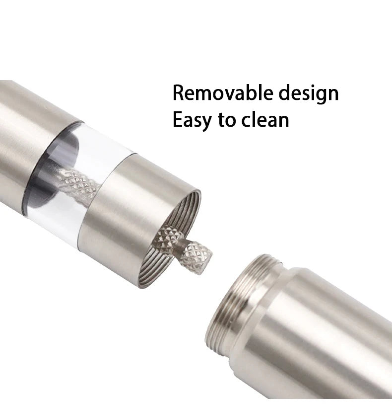 Mother Gift Kitchen Accessaries Picnic Thumb Stainless Steel 18/10 Mill Single Manual Press Salt and Pepper Herb Grinder