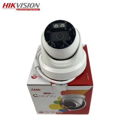 HIKVISION Original DS-2CD2347G2H-LISU/SL 4MP Smart Hybrid IP Camera Lens Fixed Turret ColorVu Two-Way Audio LightVu Hybrid