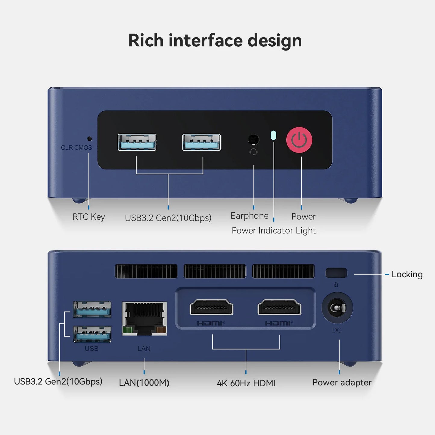 Mini PC Beelink S13 Pro Intel N150 Microcomputador Desktop Ultrafino para Trabalho e Entretenimento